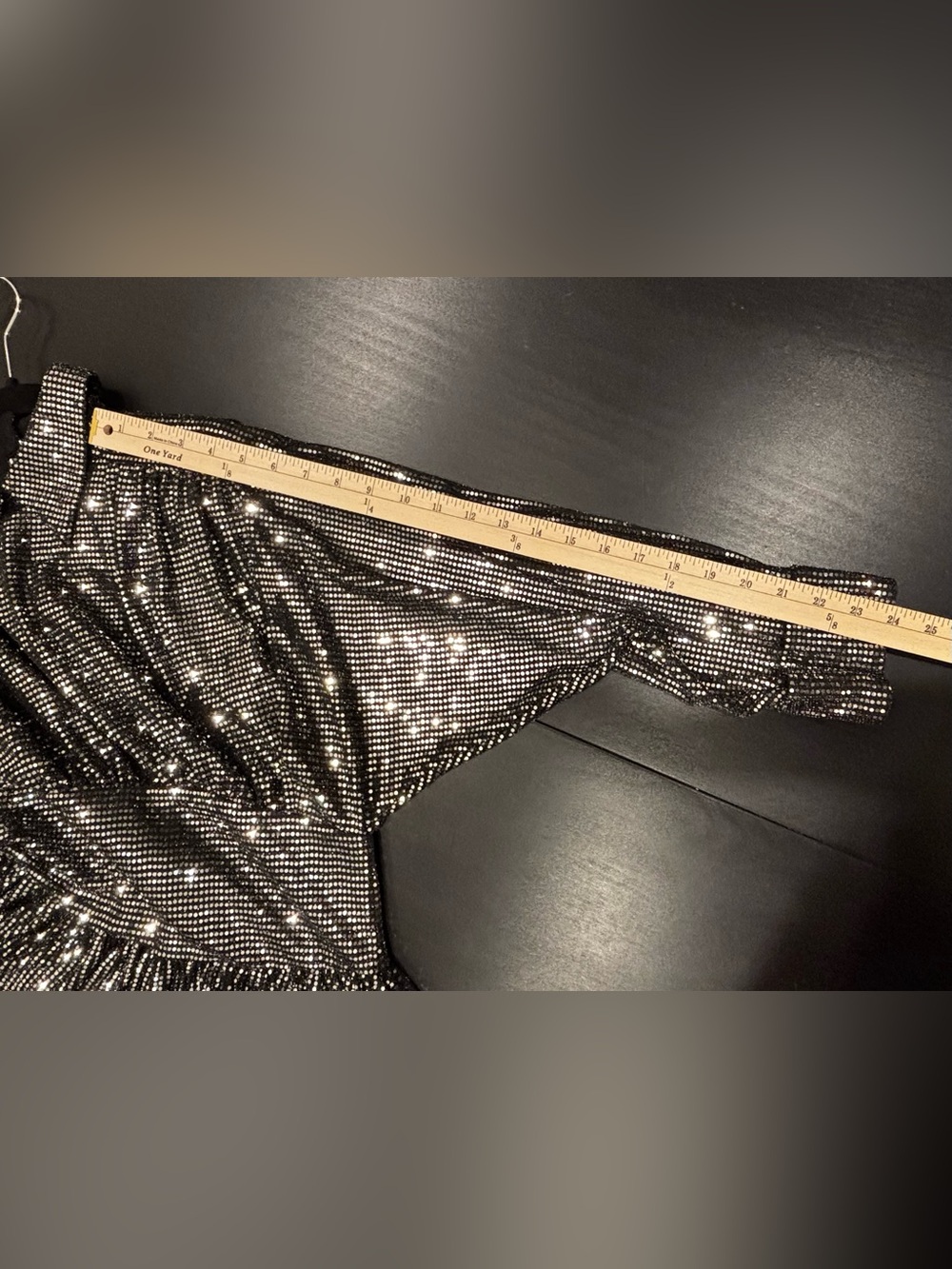 NWT Batsheva Goldie Dress in Silver Sequin Designer Luxury Celeb Style - Picture 16 of 16